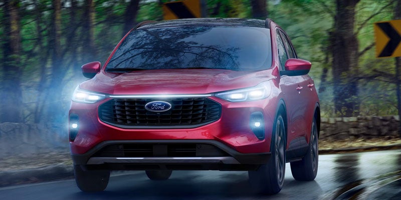 2026 Ford Escape Driving at High Speeds DOwn Road