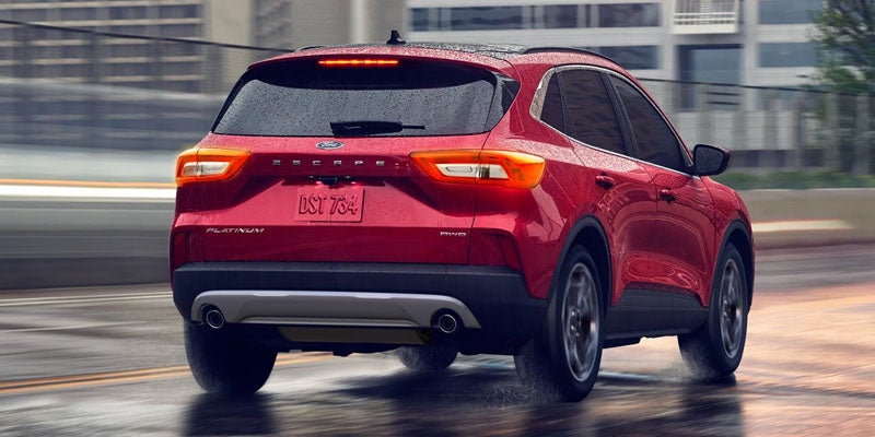 2026 Ford Escape Driving on Wet Road